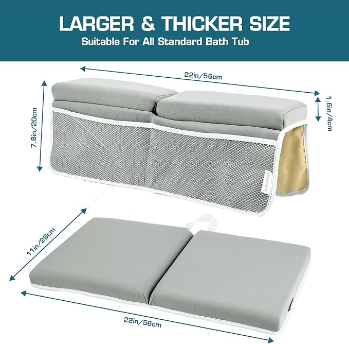Bath Kneeler and Elbow Rest Pad, Thick Quick Dry Kneeling Pad, Elbow Support - Image 3