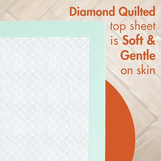 Caring Disposable Underpads 36 x 36 in, Heavy Absorbency Bed Pads, Chucks Pads - Image 4