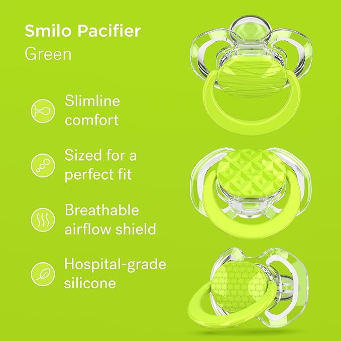 Smilo Baby Pacifier with Orthodontic Design - Image 2