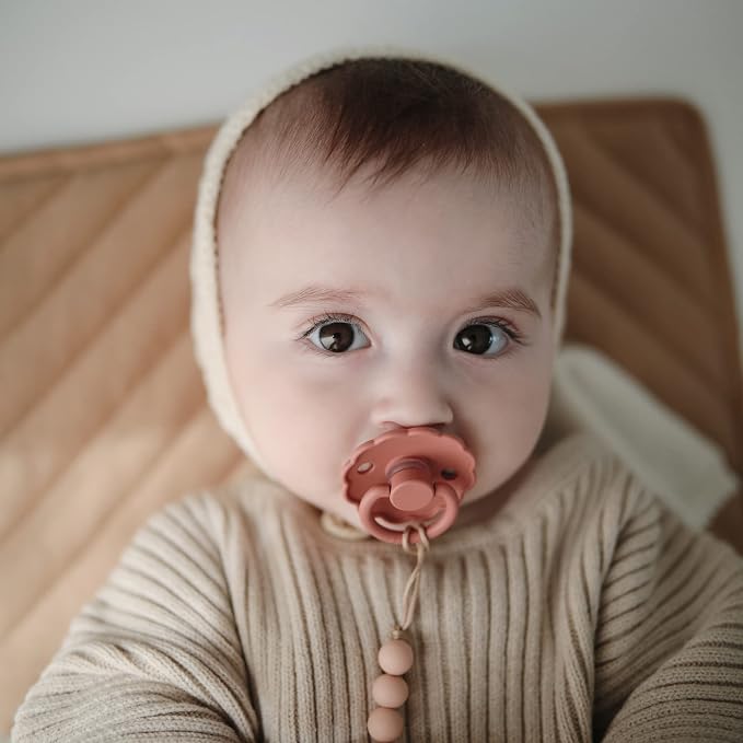 FRIGG Daisy SilkySoft Silicone Baby Pacifier | Made in Denmark | BPA-Free - Image 4