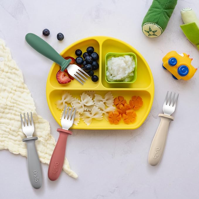 DRKIO 8 Pieces Toddler Forks Set - Image 7
