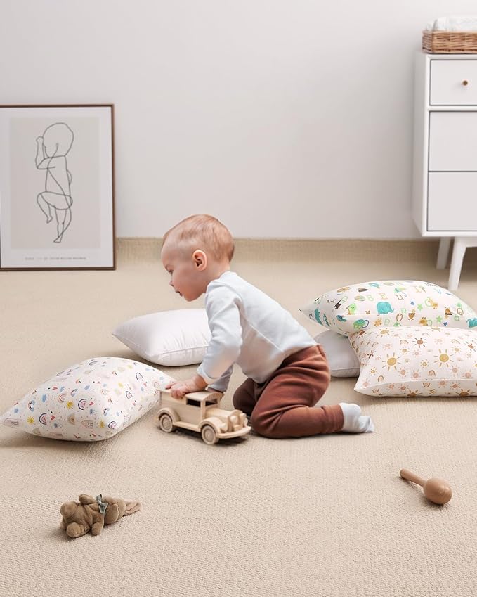 Babebay Toddler Pillow, 13X18 Soft Toddler Pillows - Image 7