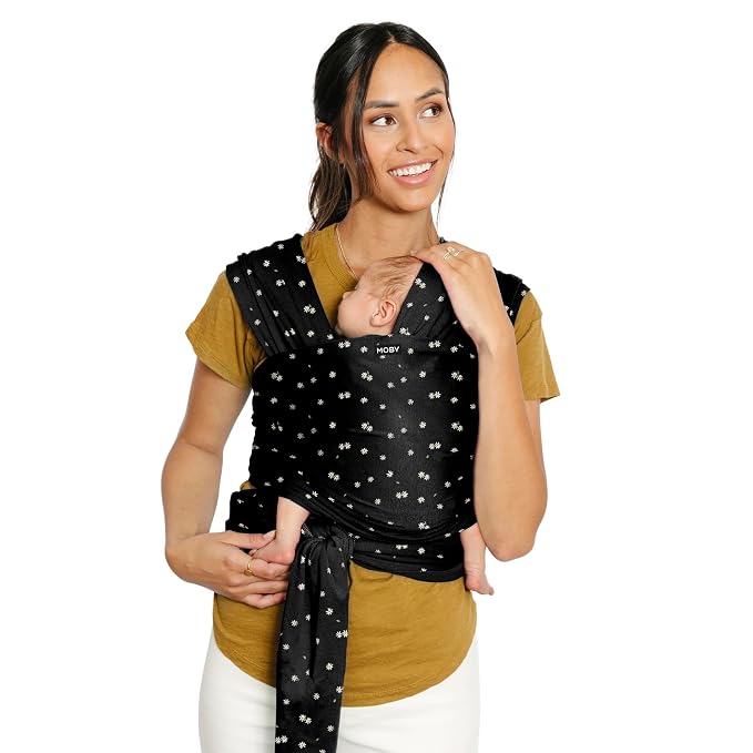 Moby Baby Wrap Carrier Classic for Newborns to Toddlers, Infant Sling Carrier by MOBYBabyCarrier