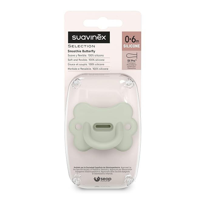Color Essence SX PRO Silicone Butterfly Baby Pacifier 1Pk, Made - Image 4