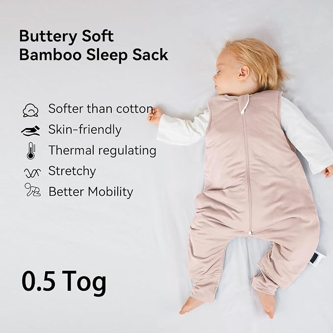 BubblePanda Rayon Made from Bamboo Toddler Sleep Sack - Image 2