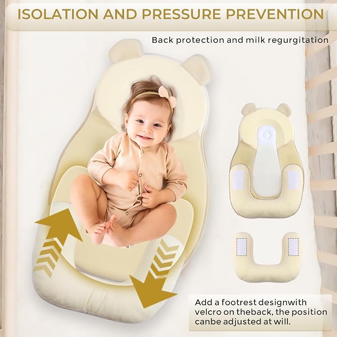 Baby Feeding Pillow, Anti Overflow Feeding Pillow - Image 5