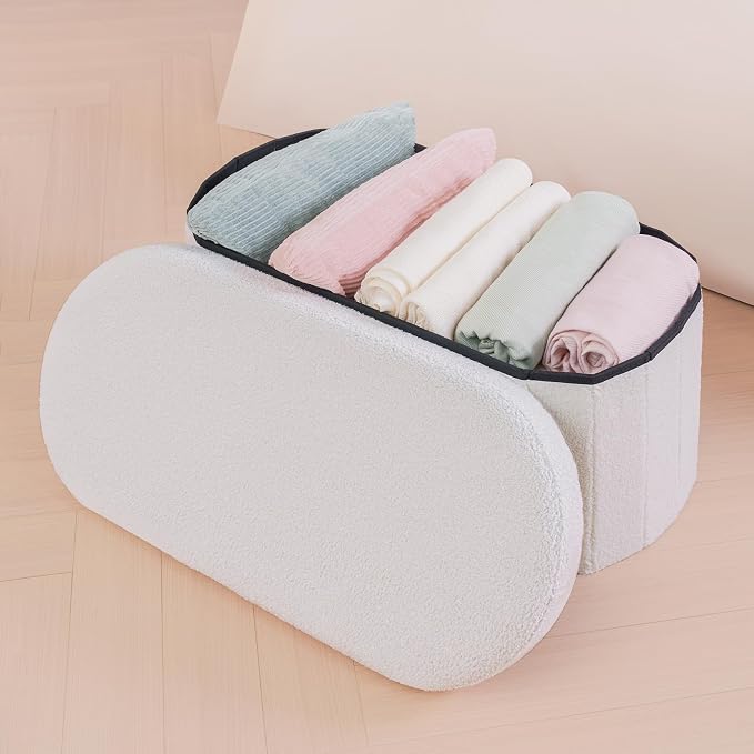 B FSOBEIIALEO Ottoman with Storage - Image 2