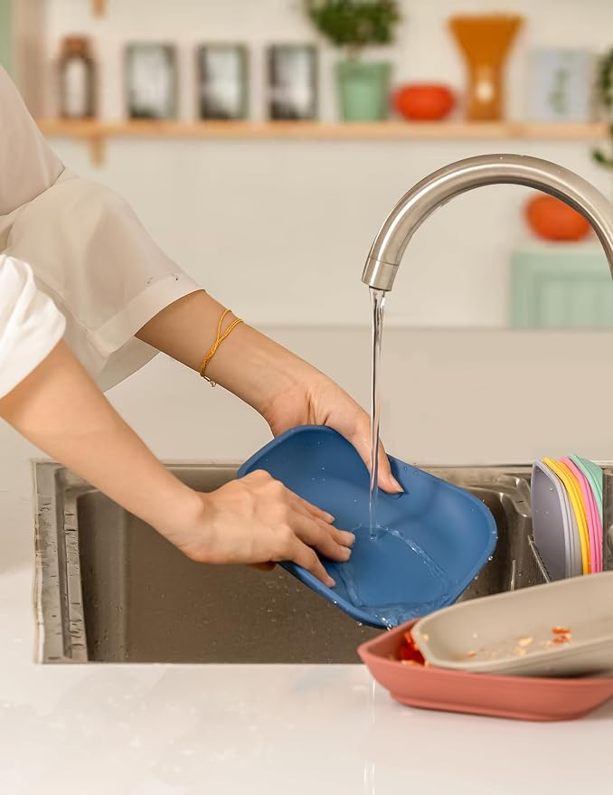 BABELIO Suction Plates for Baby and Toddler, 100% Food Grade Silicone, BPA Free - Image 7