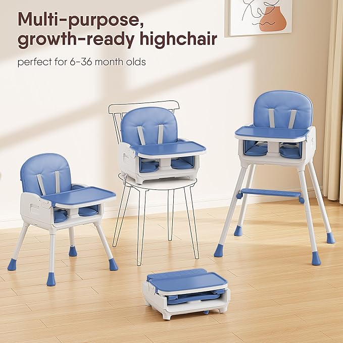 3-in-1 Portable Baby High Chair - Image 3