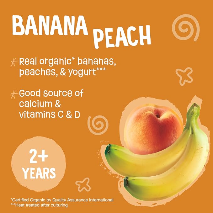 Earth's Best Organic Yogurt Smoothie Pouches, 24+ Months, Fruit Yogurt Smoothie - Image 3