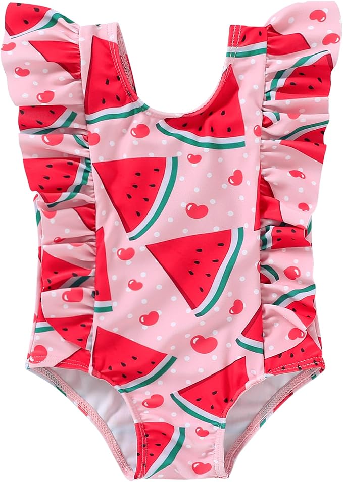 Newborn Baby Girl Ruffle Swimsuit Infant Toddler One Piece Floral Bikini Beach by MAMAMI