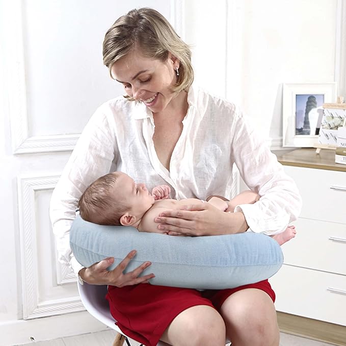 LAT Waterproof Nursing Pillow for Breastfeeding, Waterproof Removable Cover - Image 9