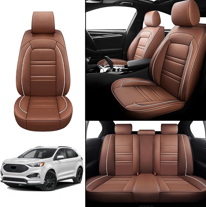 Seat Covers for Ford Edge 2007-2024 | 5-Seats Leather Seat Covers - Image 2