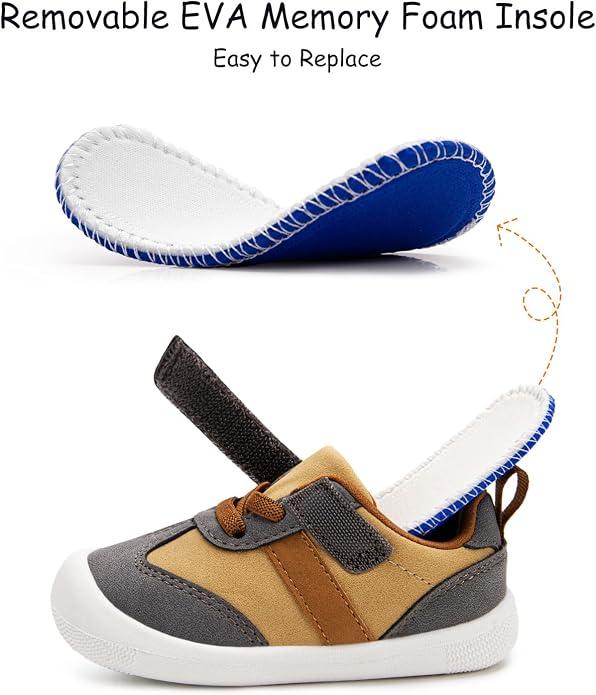 Baby Shoes Boys Girls Barefoot Wide Toe Box Zero Drop First Walkers PU Leather - Image 5