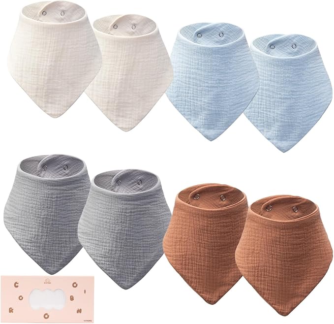 Baby Bibs 8-Pack by Unknown