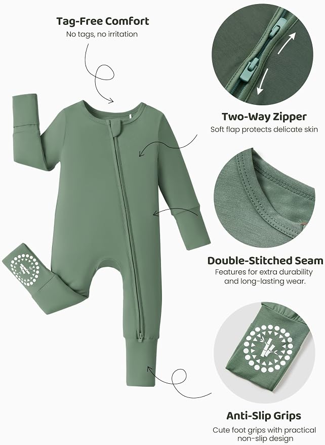 PATPAT Baby Footies Boys Girls - Image 5