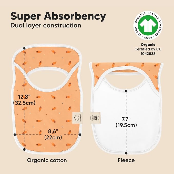 8-Pack Baby Bibs for Boys, Girls - Image 3