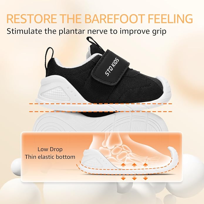 Baby Shoes Wide Toe Box Infant Boy Girl First Walker Shoe Toddler Crib Barefoot - Image 6