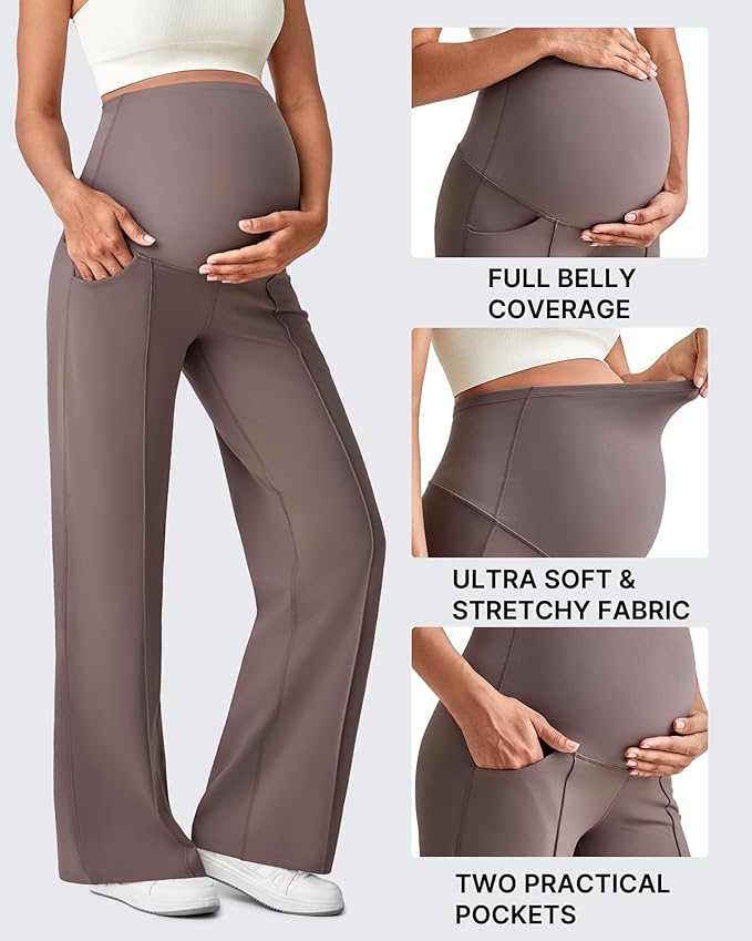 G4Free Maternity Dress Yoga Pants - Image 3