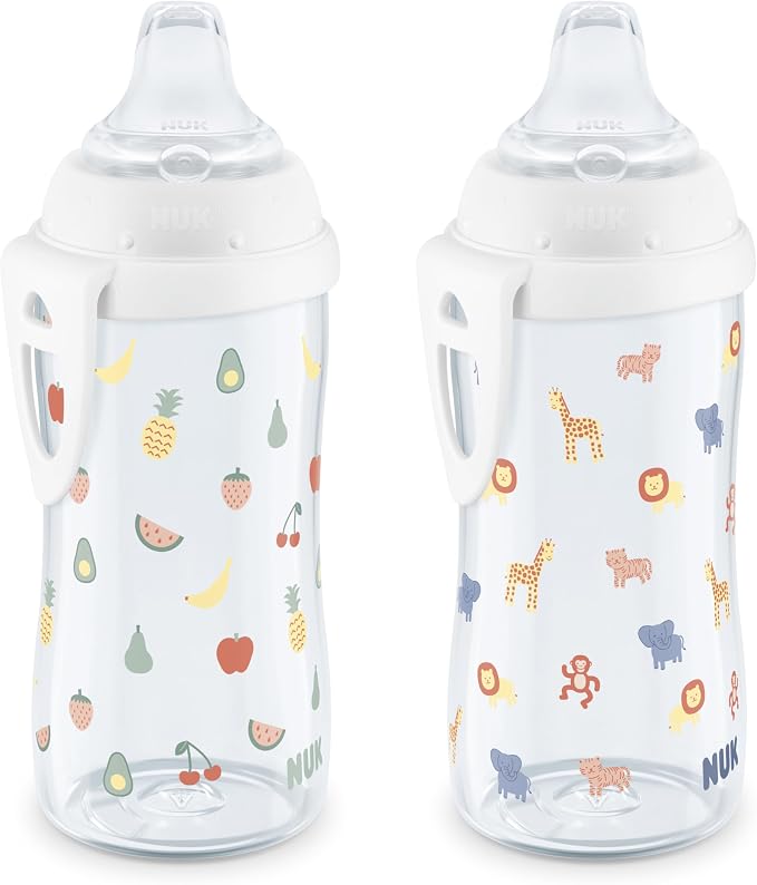 NUK Active Cup, Fun Fruits and Animals, Amazon Exclusive Collection, 10 Oz by NUK