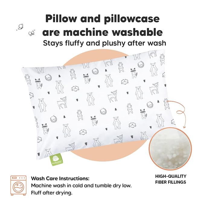 Toddler Pillow with Pillowcase - Image 4