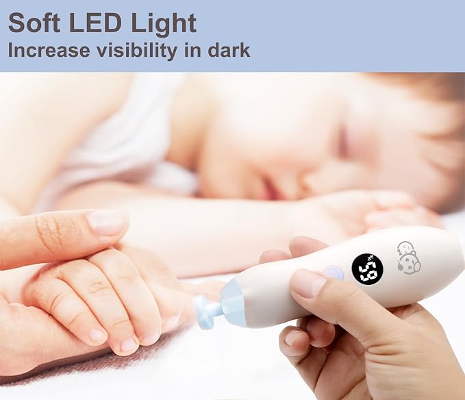 Rechargeable 22 in 1 Baby Nail Trimmer, Usage Labeled Case, 13 Extra - Image 3