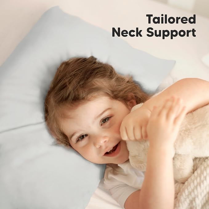 KeaBabies Toddler Pillow with Pillowcase, Jumbo 14X20 - Image 5