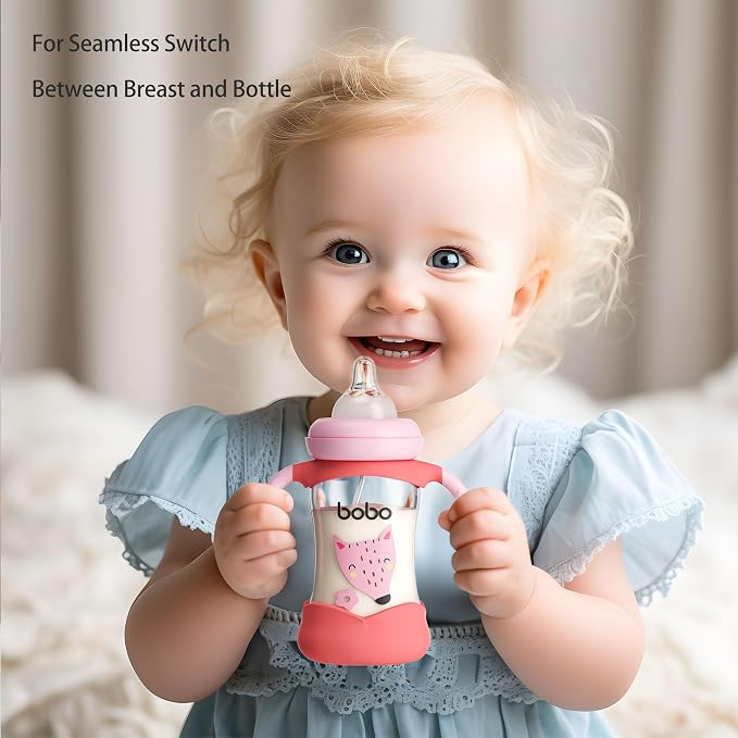 YOHKOH Natural Glass Baby Bottle - Image 2