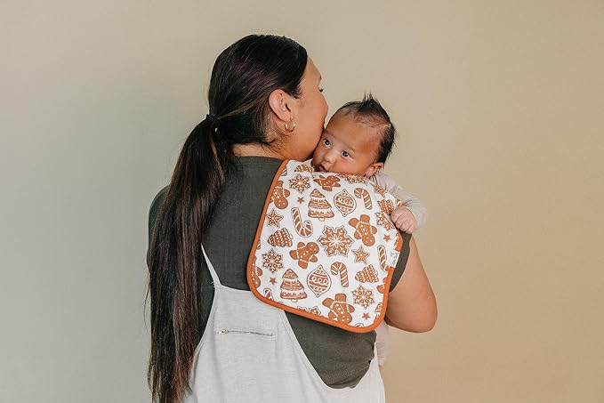 Copper Pearl Baby Burp Cloth Large 21''x10'' Size Premium Absorbent Triple - Image 2