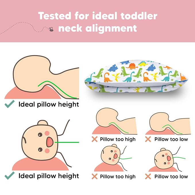 Toddler Pillow with Pillowcase - Image 6