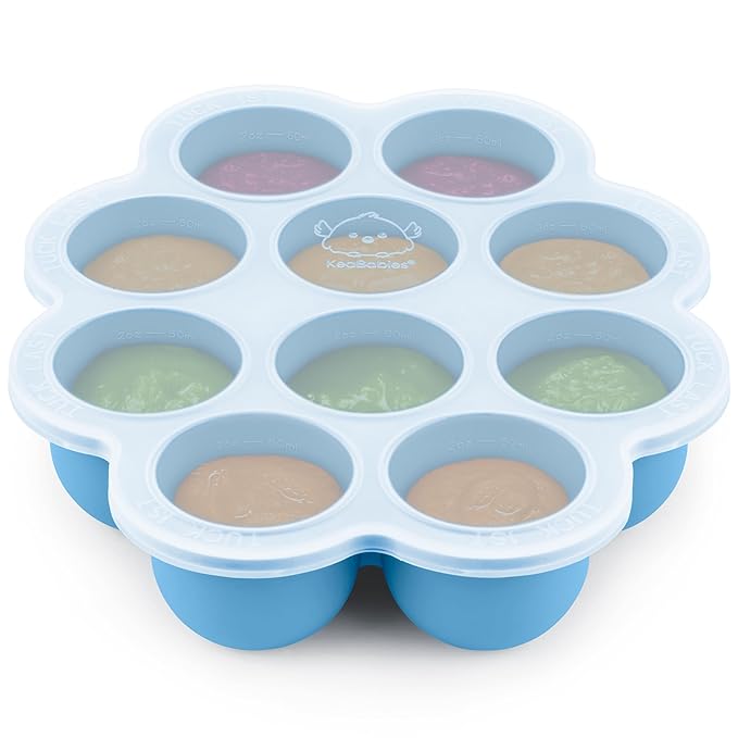 KeaBabies Silicone Food Freezer Trays by KeaBabies