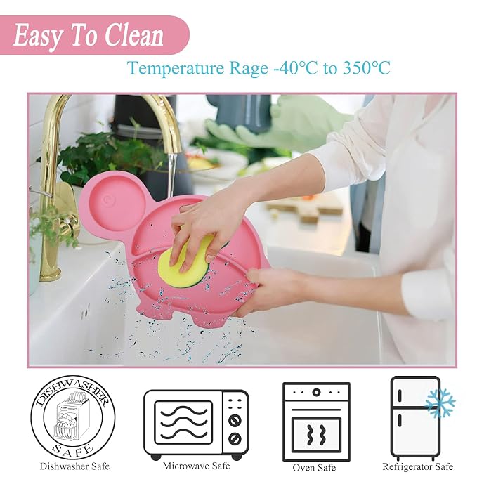 Silicone Suction Plate spoon fork sets - Image 7