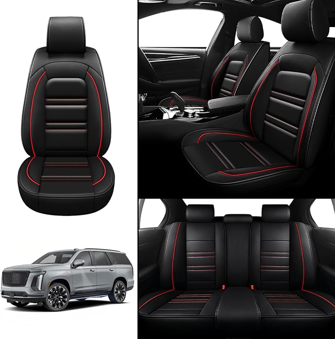 Seat Covers for Cadillac Escalade 2000-2025 | 5-Seats Leather Seat Covers - Image 2