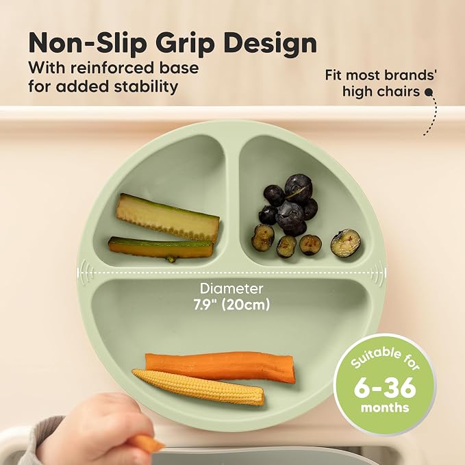 KeaBabies Suction Plates for Baby, Toddler - Image 4