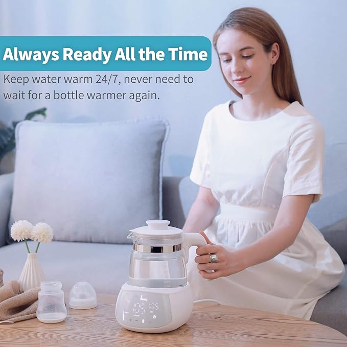 Baby Water Kettle- One Button Boil Cool Down and Keep Warm at Perfect - Image 3