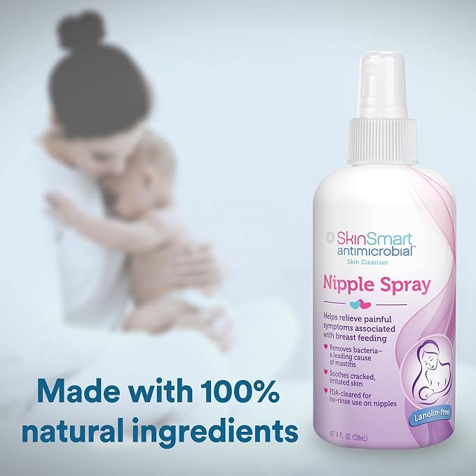 SkinSmart Nipple Relief Spray for Breastfeeding, Naturally Soothing, - Image 2