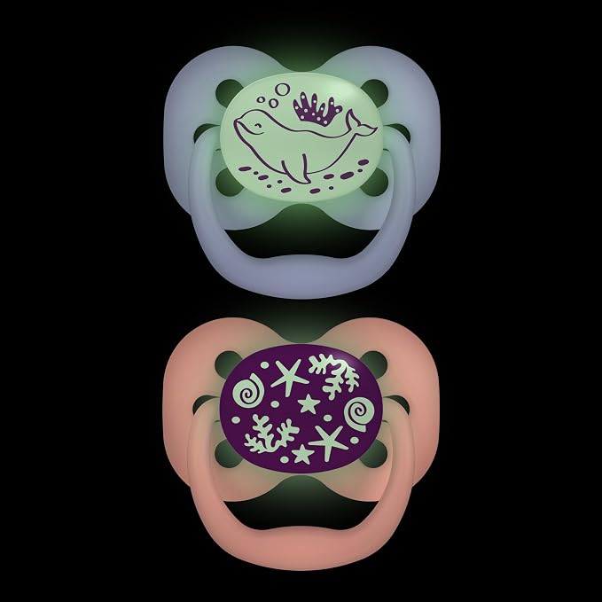 Dr. Brown's Advantage Glow-in-the-Dark Baby Pacifier, Fully Symmetrical Soother - Image 38