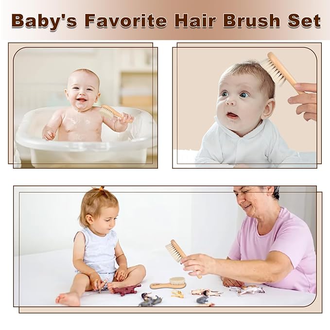 Baby Hair Brush, 2 Packs - Image 6