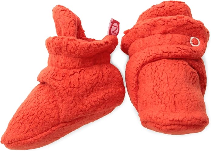 Zutano Unisex Fleece Baby Booties, Two Snap Closure, Newborn to 24 Months by Zutano