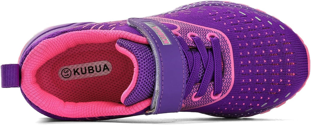 KUBUA Kids Sneakers for Boys Girls Running Tennis Shoes Lightweight Breathable - Image 4