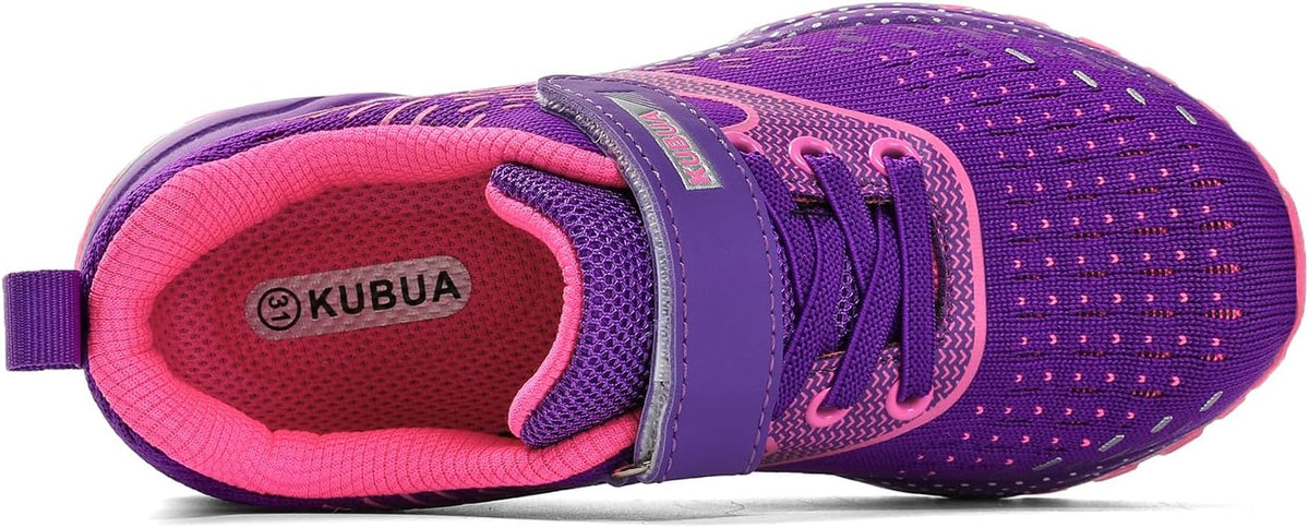KUBUA Kids Sneakers for Boys Girls Running Tennis Shoes Lightweight Breathable - Image 4