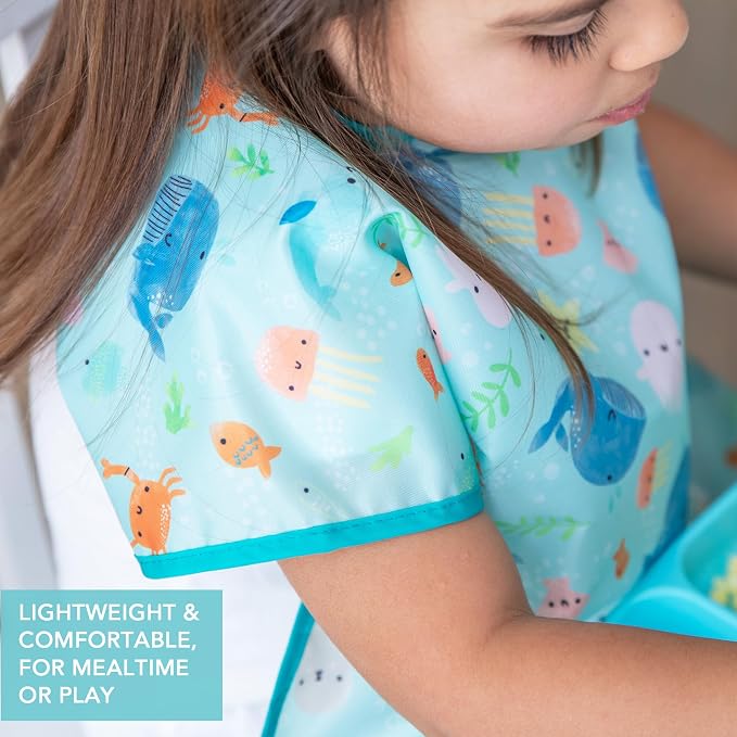 Bumkins Bibs - Toddler Bibs, Waterproof, Large - Image 4