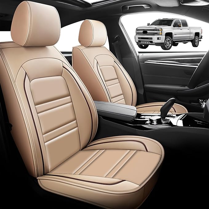 Seat Cover for Chevy Silverado 2007-2025 | Car Seat Covers Front Seats - Image 2