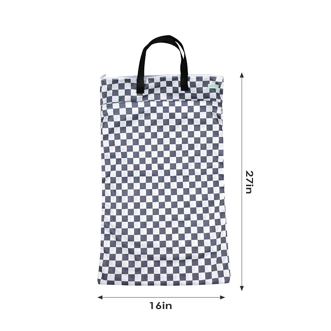 wegreeco Reusable Hanging Wet Dry Cloth Diaper Bag - Image 2