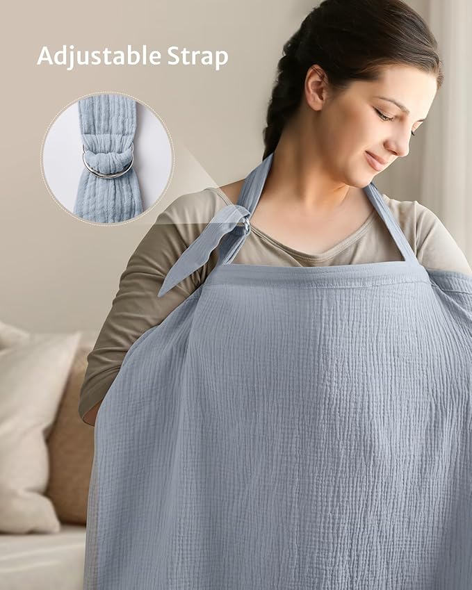 Blissful Diary Muslin Nursing Cover - Image 5