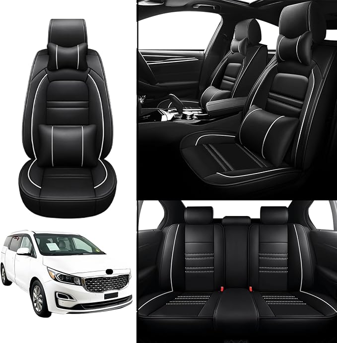 Car Seat Covers for kia Sedona 2003-2021 | 5-Seats Seat Covers, Waterproof Seat - Image 2