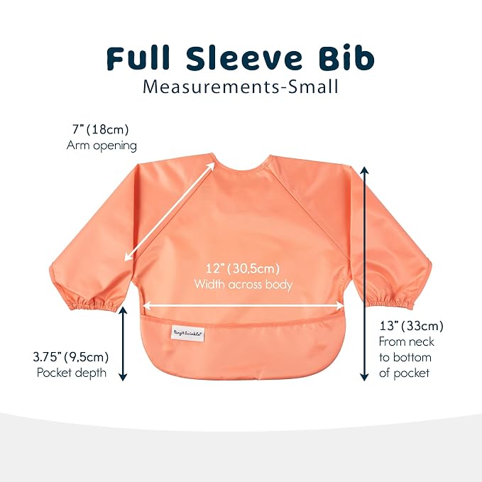 Tiny Twinkle Long Sleeve Bib for Babies & Toddlers – 2 Pack Waterproof Smock - Image 5