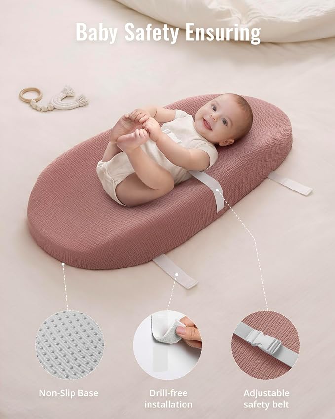 Blissful Diary Muslin Baby Changing Pad - Image 7