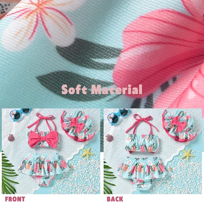 Aalizzwell Baby Girl 2-Piece Bikini Swimsuit - Image 3