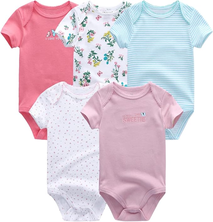 Newborn Layette Gift Set Bodysuits Pants - Image 2